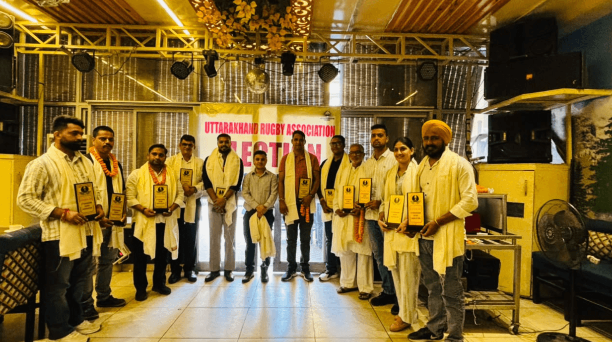 Uttarakhand Rugby Association annual ceremony and leadership felicitation